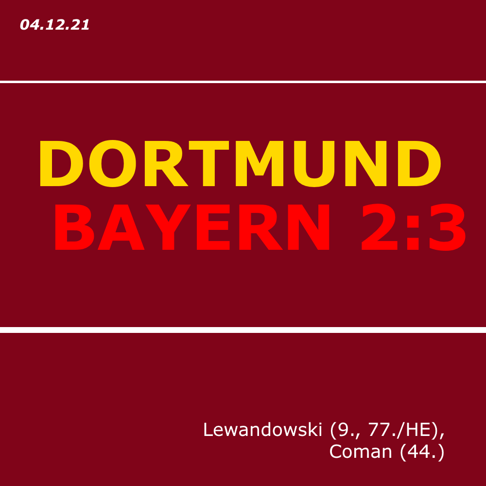 04.12.21 - Wir sind begeistert!
